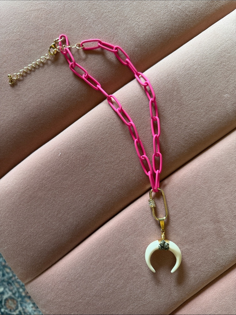 Crescent moon necklace